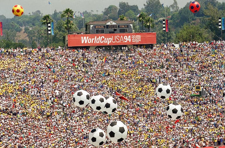 Lo stadio di Pasadena nella finale 1994