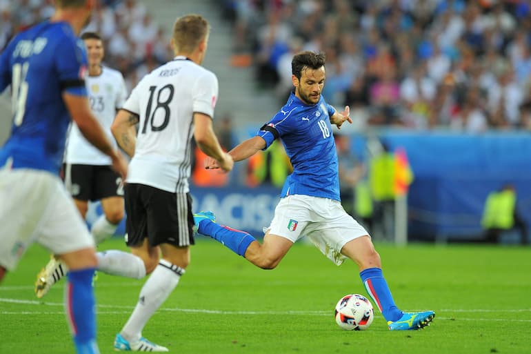 Marco Parolo contro la Germania!