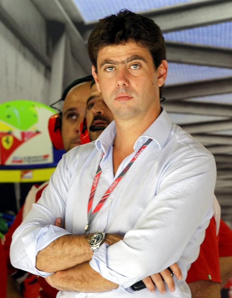 Agnelli ai box Ferrari!