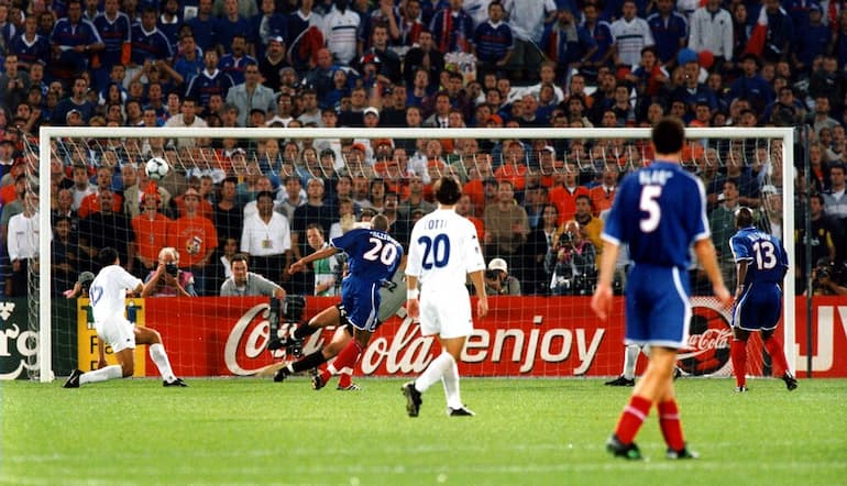 Il Golden gol della Francia ad EURO 2000