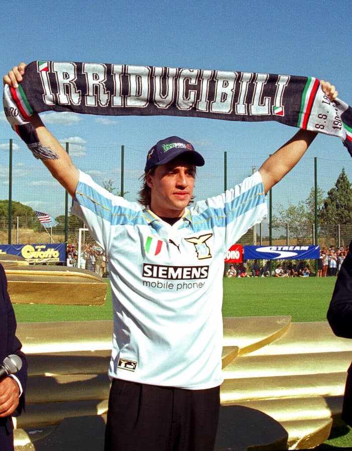 Crespo con la maglia del Centenario!