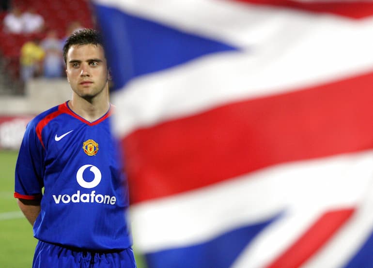 Rossi con la maglia dello United!