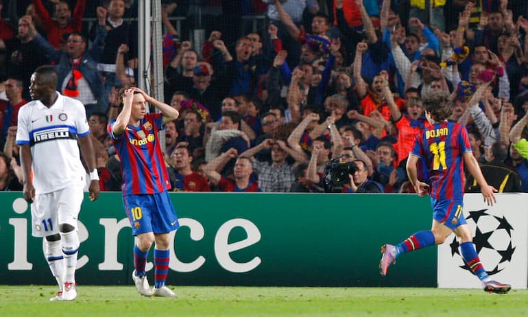 La delusione di Messi contro l'Inter!