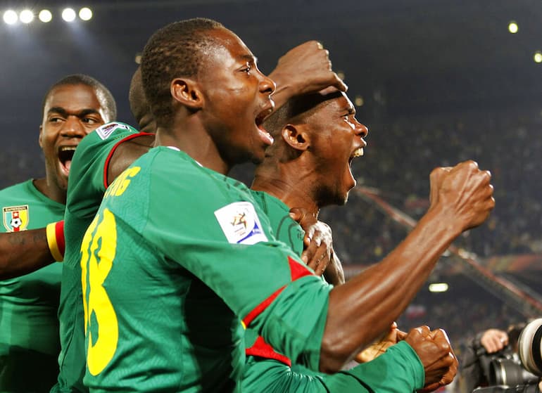 L'esultanza di Samuel Eto’o e compagni!