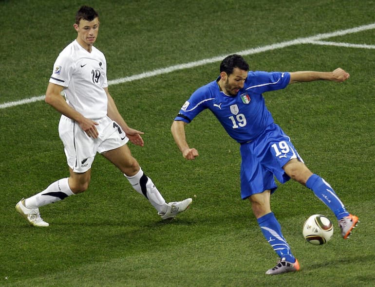 Zambrotta contro la Nuova Zelanda