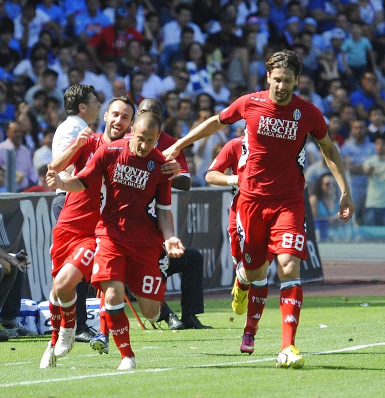 Un'esultanza del Siena!