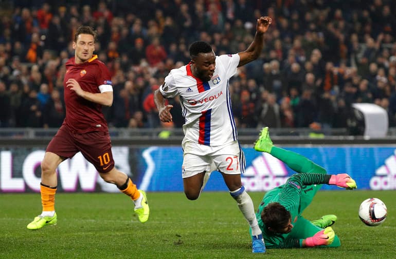 Alisson contro il Lione nel 2017!