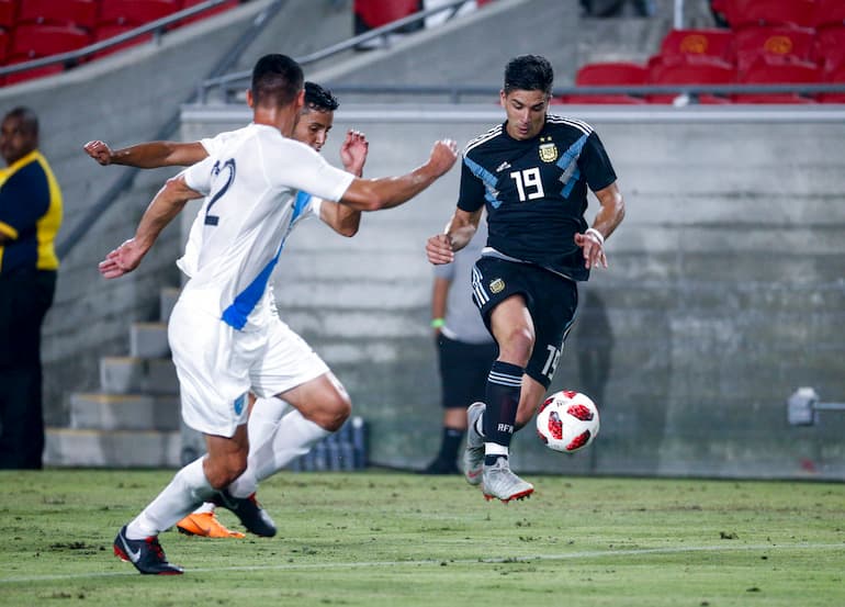 Giovanni Simeone con la maglia dell'Argentina!