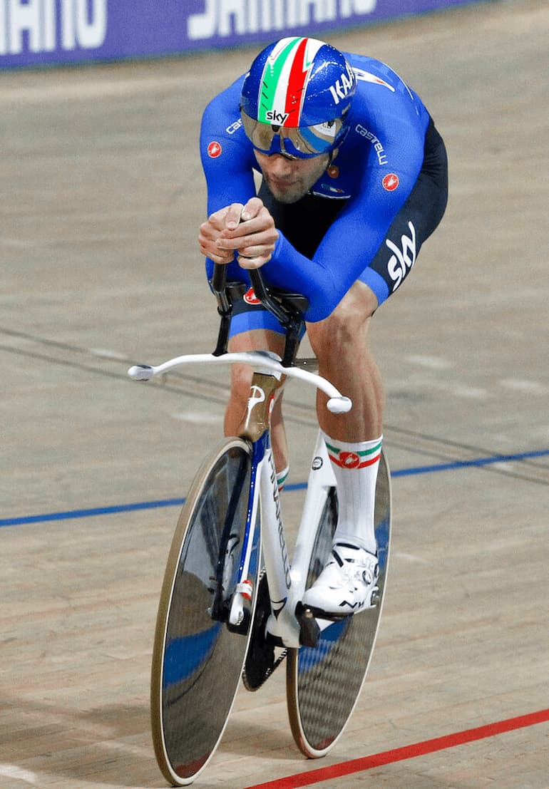 Filippo Ganna ai Mondiali in Polonia