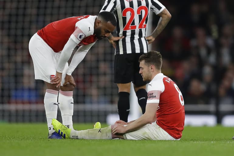 Ramsey ai tempi dell'Arsenal
