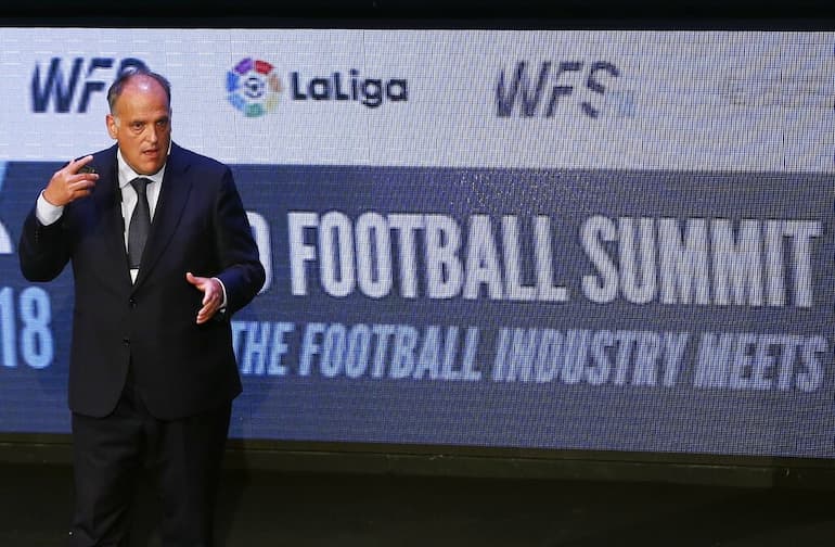 Tebas, dominus della Liga spagnola