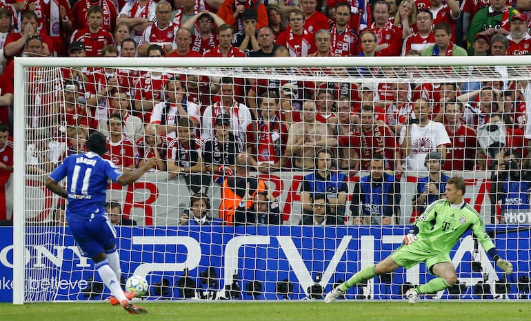 Il rigore decisivo di Drogba contro il Bayern!