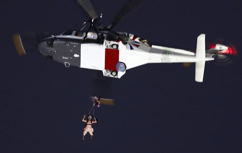 La "regina" paracadutista!