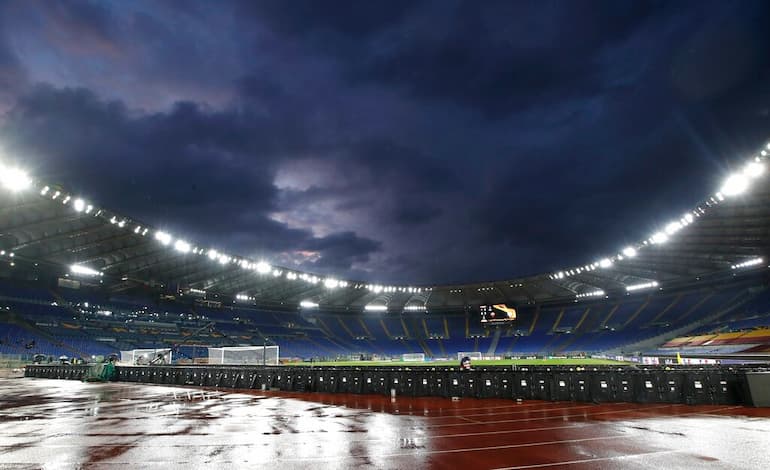 Un Olimpico bagnato!