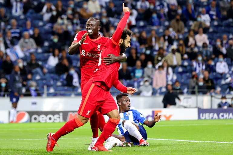 Sadio Manè con Salah!