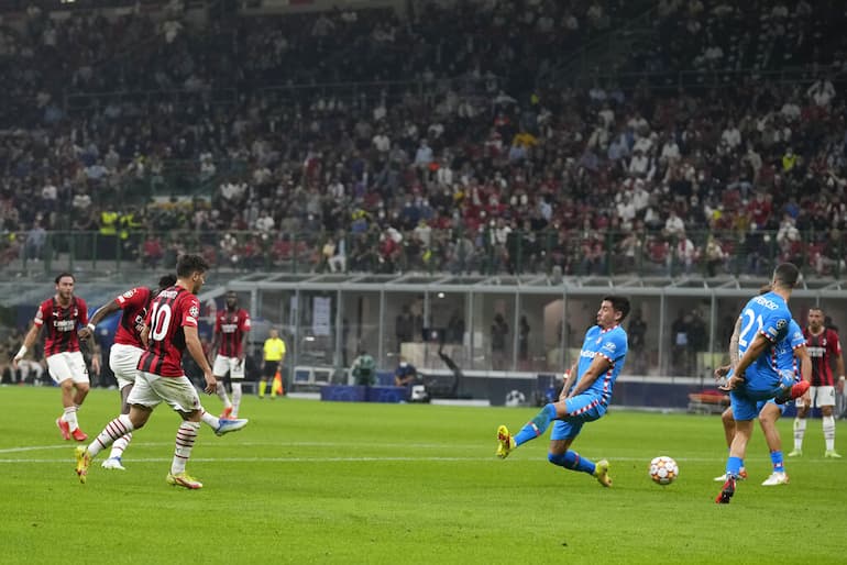Il gol di Leao contro l'Atletico!