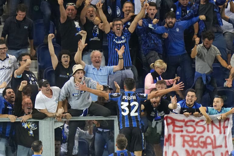 Pessina dopo una rete decisiva in Champions