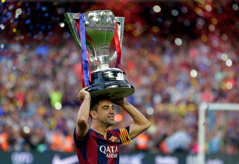 Xavi con la Champions!