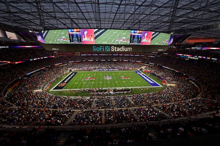 Un'immagine dell'ultimo Super Bowl