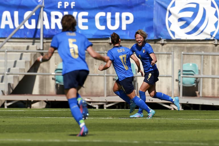 L'esultanza della Giacinti!