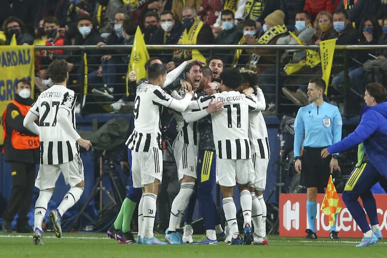 L'esultanza della Juve in Spagna!