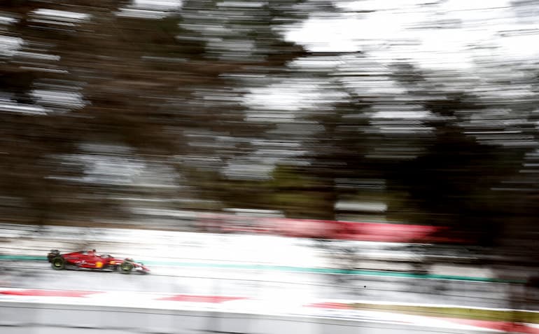 Charles Leclerc in pista!