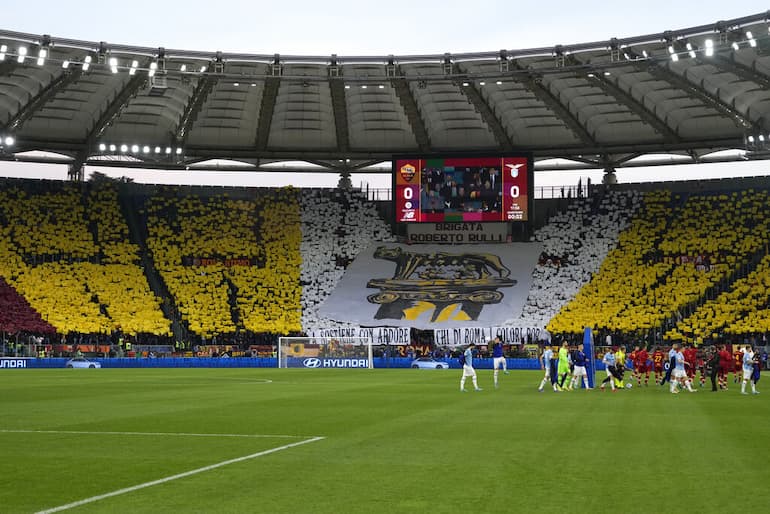 La coreografia della Sud nel derby di ritorno 2022!
