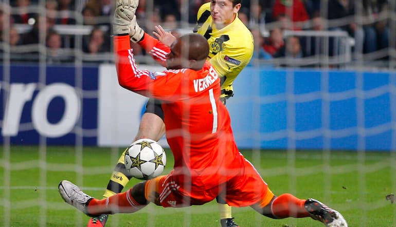 Con la maglia del Borussia