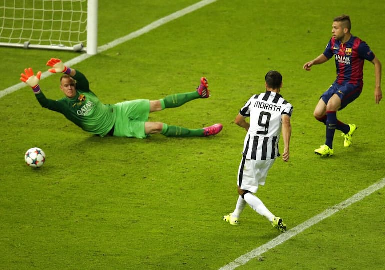 Morata in gol anche contro il Barcellona!