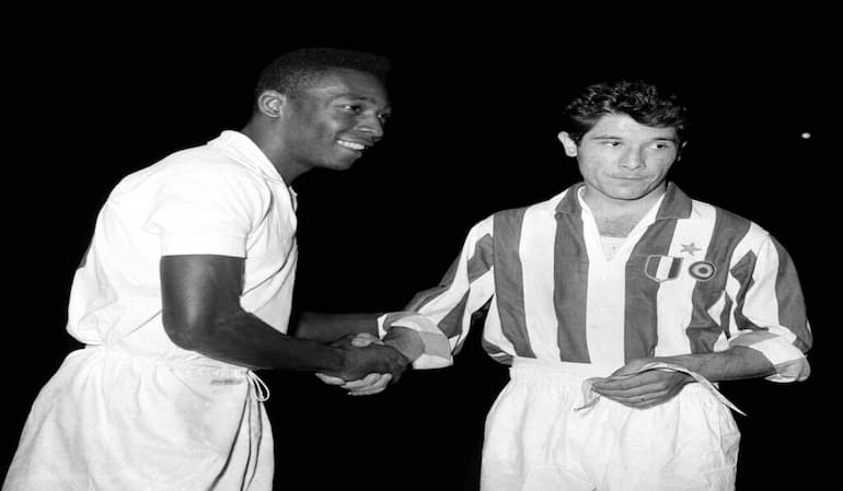 Sivori con Pelé