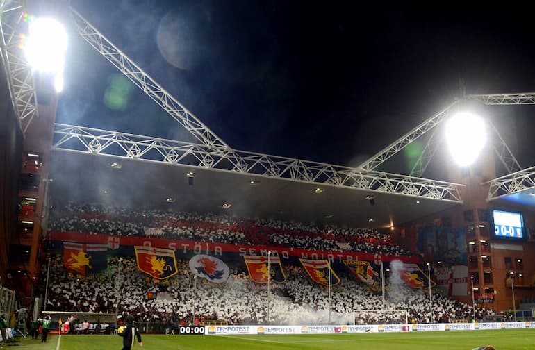 Una delle coreografie del Genoa!