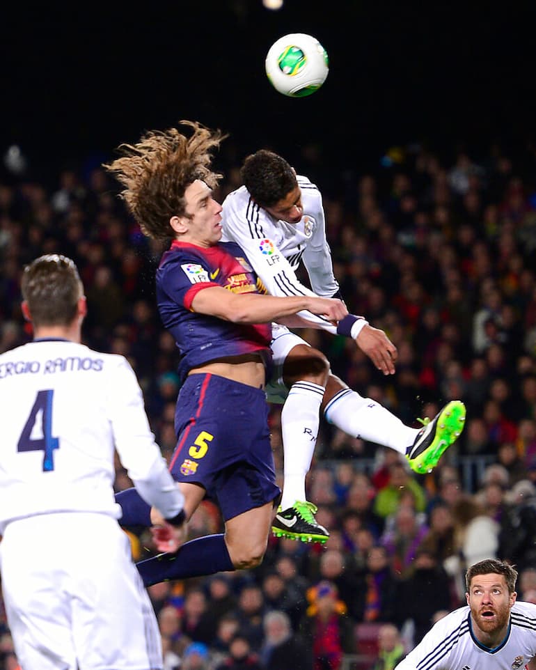 Puyol bandiera catalana!
