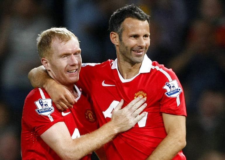 Giggs con il suo compagno di sempre!