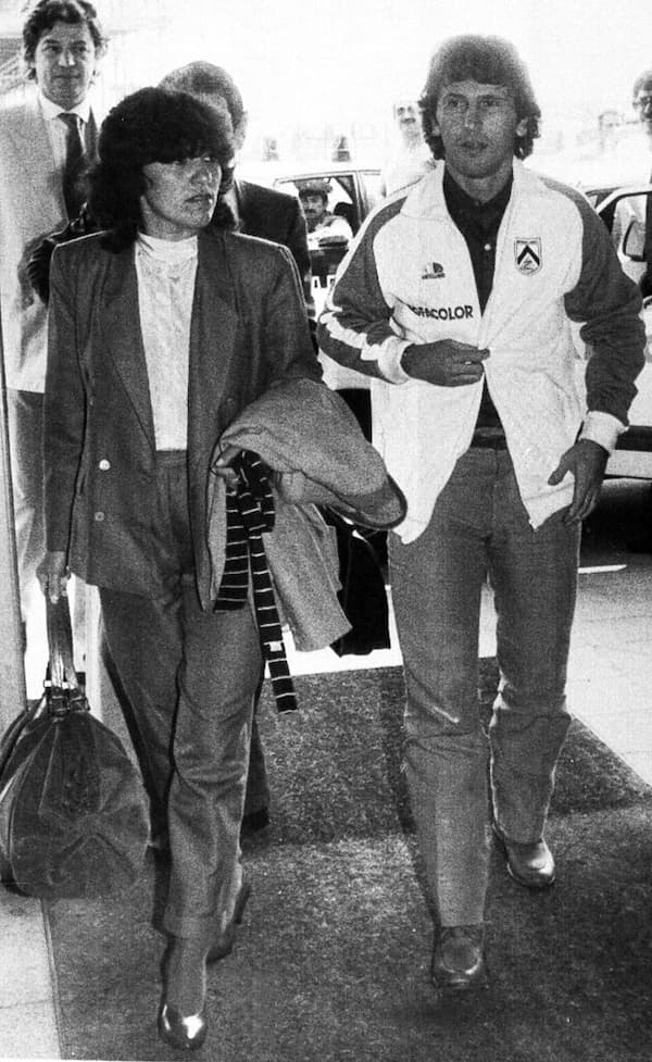 Lo sbarco di Zico ad Udine!