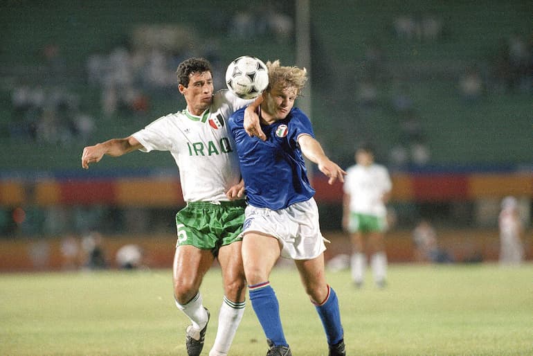 Iachini con la maglia della Nazionale Olimpica