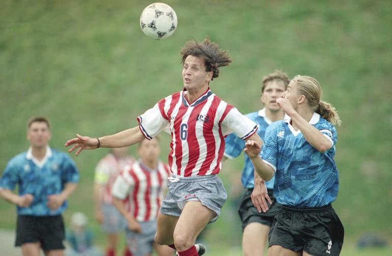 Kallaste, sulla destra, in amichevole contro gli Stati Uniti!