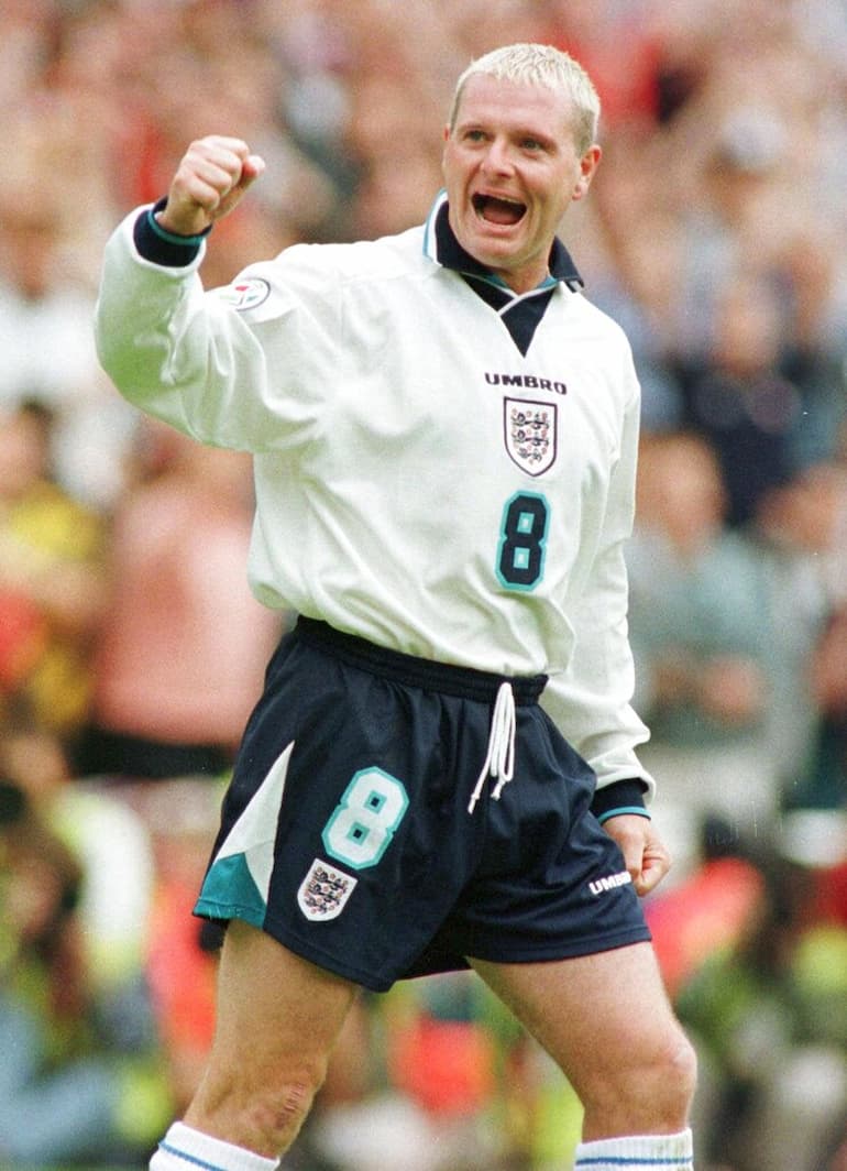 Gazza contro la Scozia!