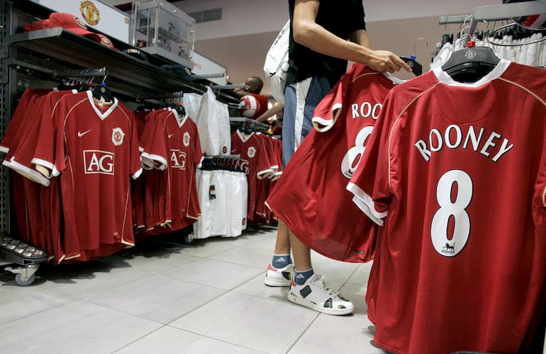 Uno store dello United ai tempi della collaborazione con Nike!