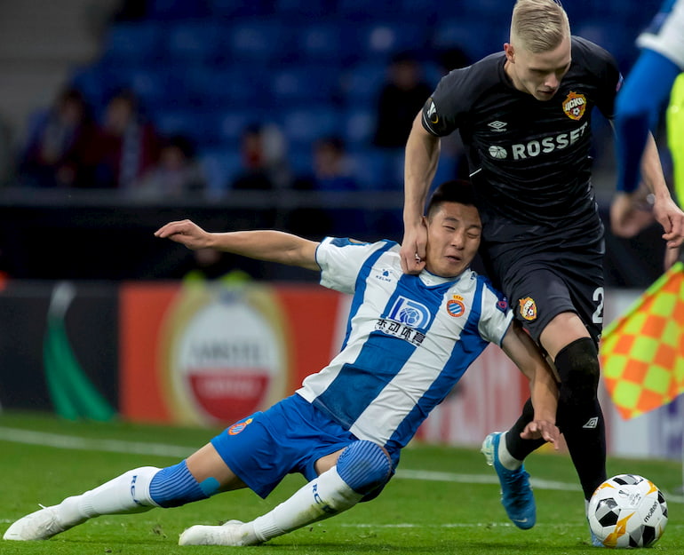 Wu Lei dell'Espanyol contro il CSKA!