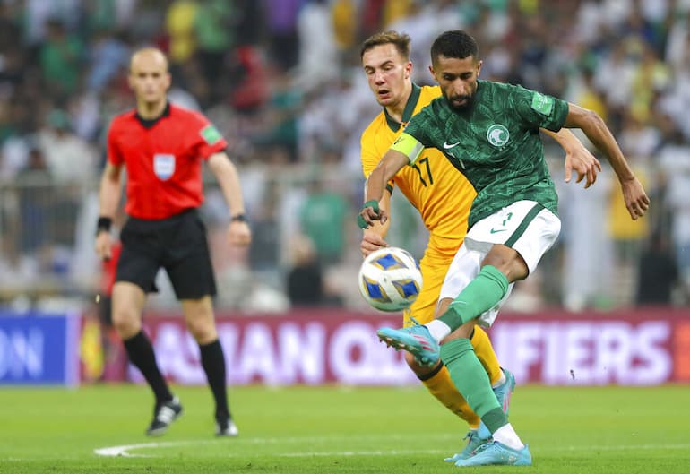 Uno spettacolare controllo di Salman Al-Faraj!