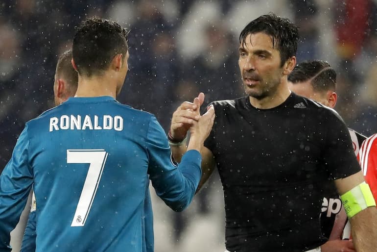 Buffon con CR7