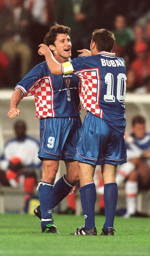 Con la maglia della Croazia