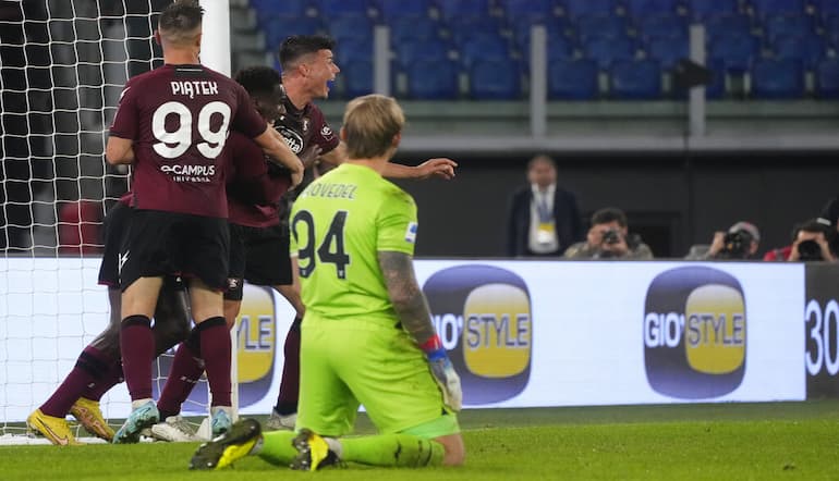 La Salernitana all'Olimpico