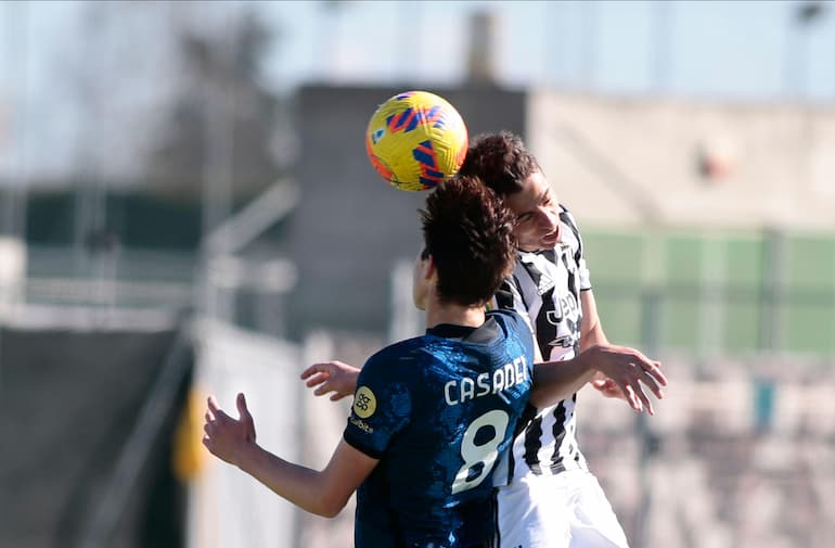 Casadei con la maglia nerazzurra