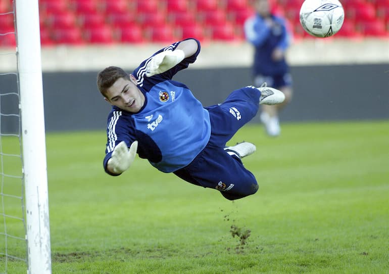 La leggenda Casillas in allenamento!