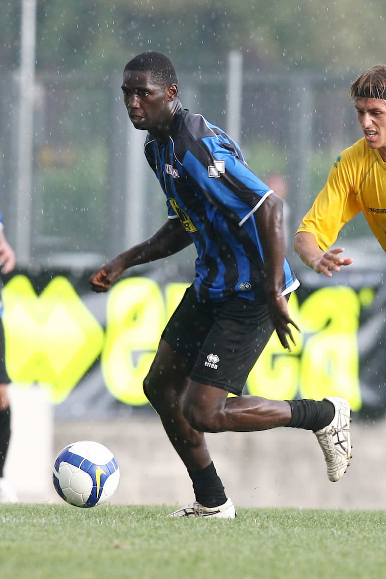 Cisse con la maglia della Dea!