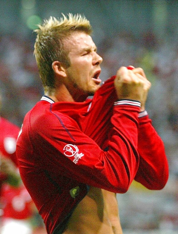 La gioia di David Beckham