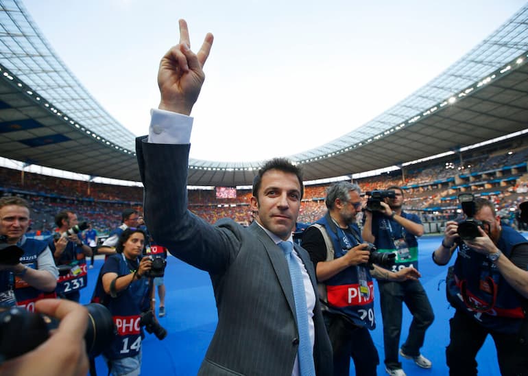Del Piero sotto la curva a Berlino!