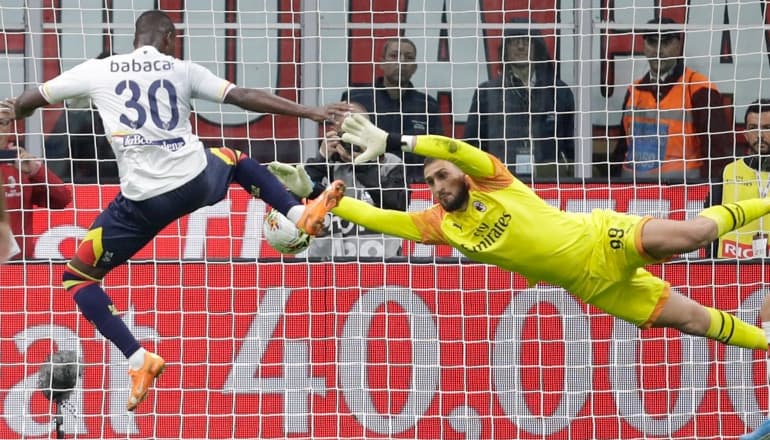 Donnarumma contro Babacar