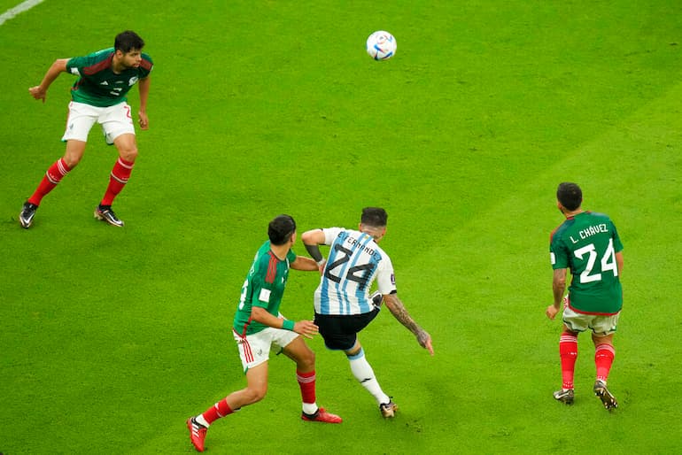 Il gol di Fernandez al Messico!
